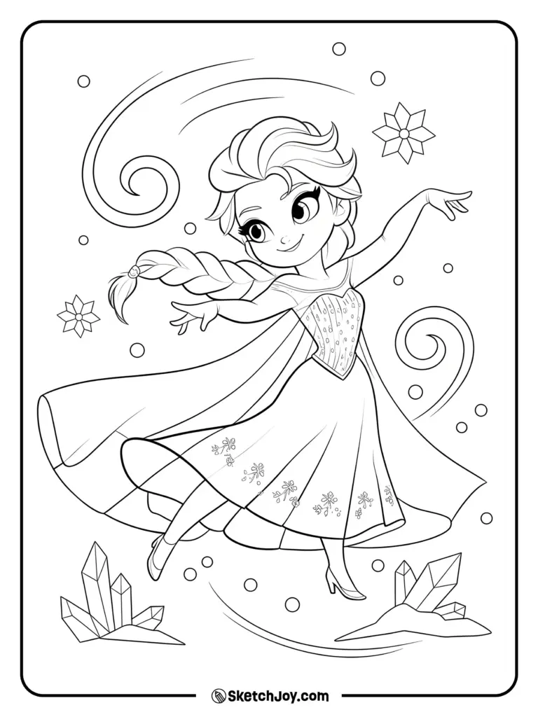 30 Elsa Coloring Pages Free Printable PDFs 