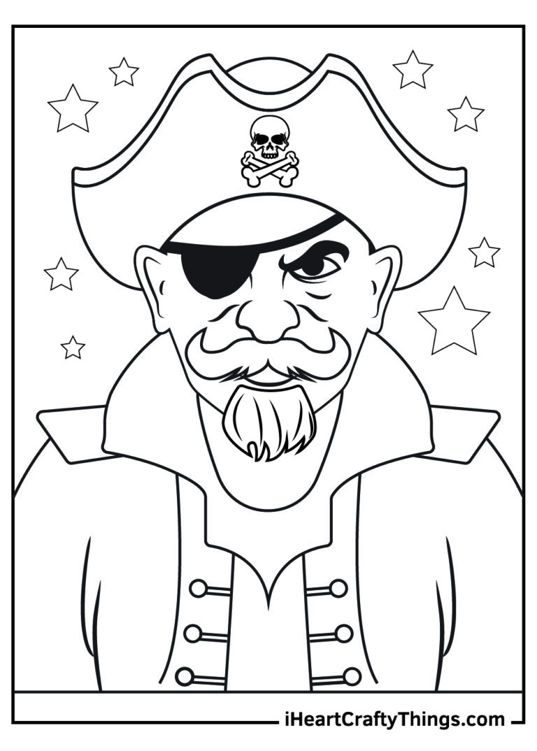 30 Free Pirate Coloring Pages Easy Printables For Kids 