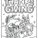 31 Thanksgiving Coloring Pages Free PDF Printables Daydream Into Reality