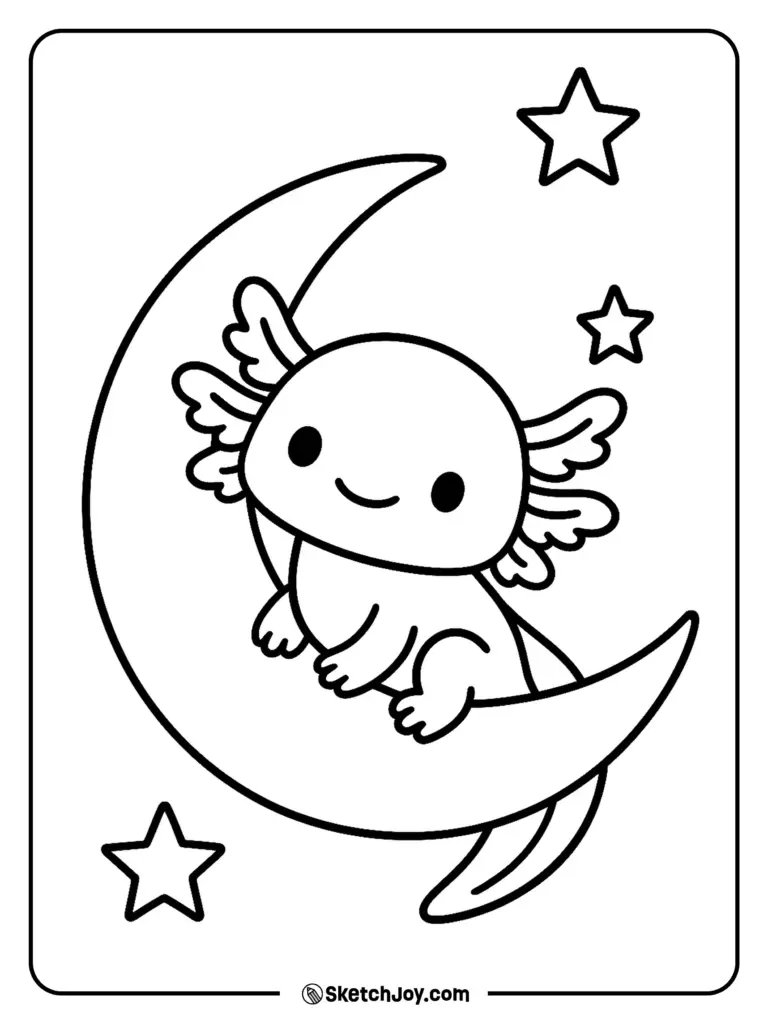 38 Axolotl Coloring Pages Free Printable PDFs 