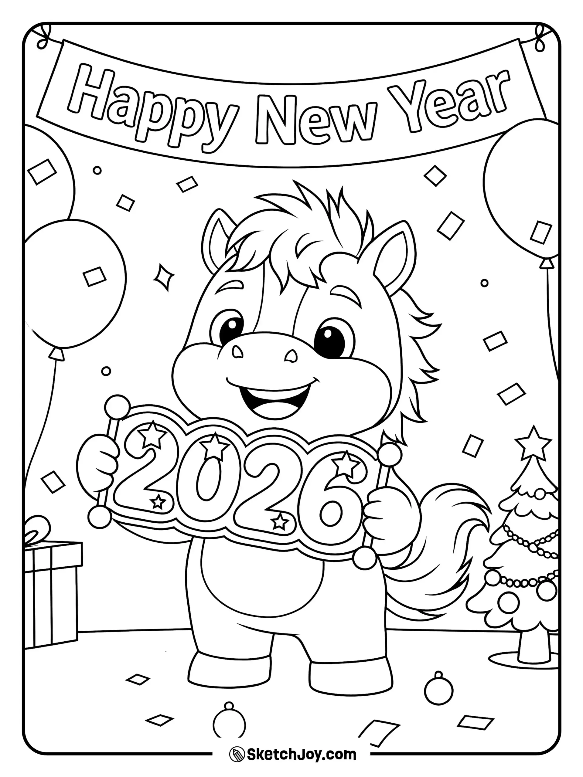 39 New Year 2026 Coloring Pages Free Printable PDFs 39 New Year 2026 Coloring Pages Free Printable PDFs