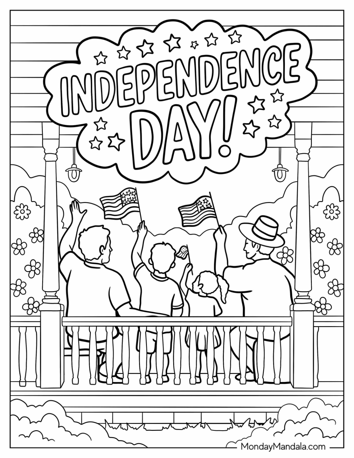 4th Of July Coloring Pages 55 Free PDF Printables 4th Of July Coloring Pages 55 Free PDF Printables