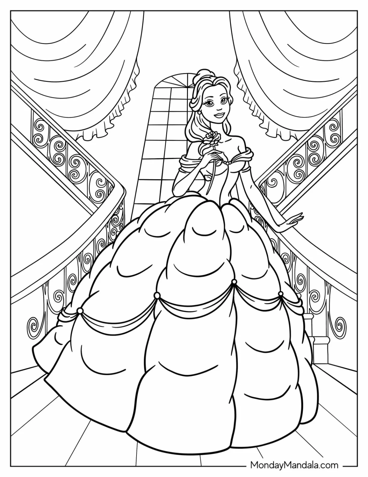 500 Princess Coloring Pages Free PDF Printables 500 Princess Coloring Pages Free PDF Printables