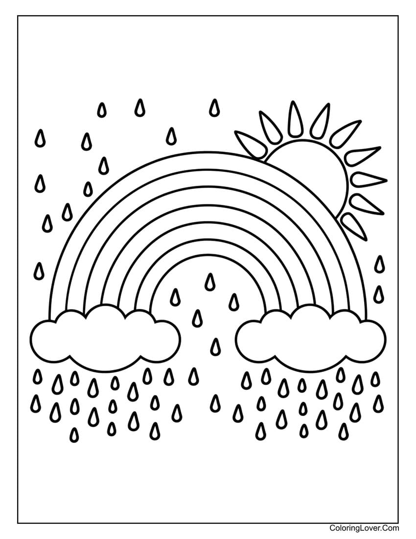51 Rainbow Coloring Pages Free Printables For Kids 51 Rainbow Coloring Pages Free Printables For Kids