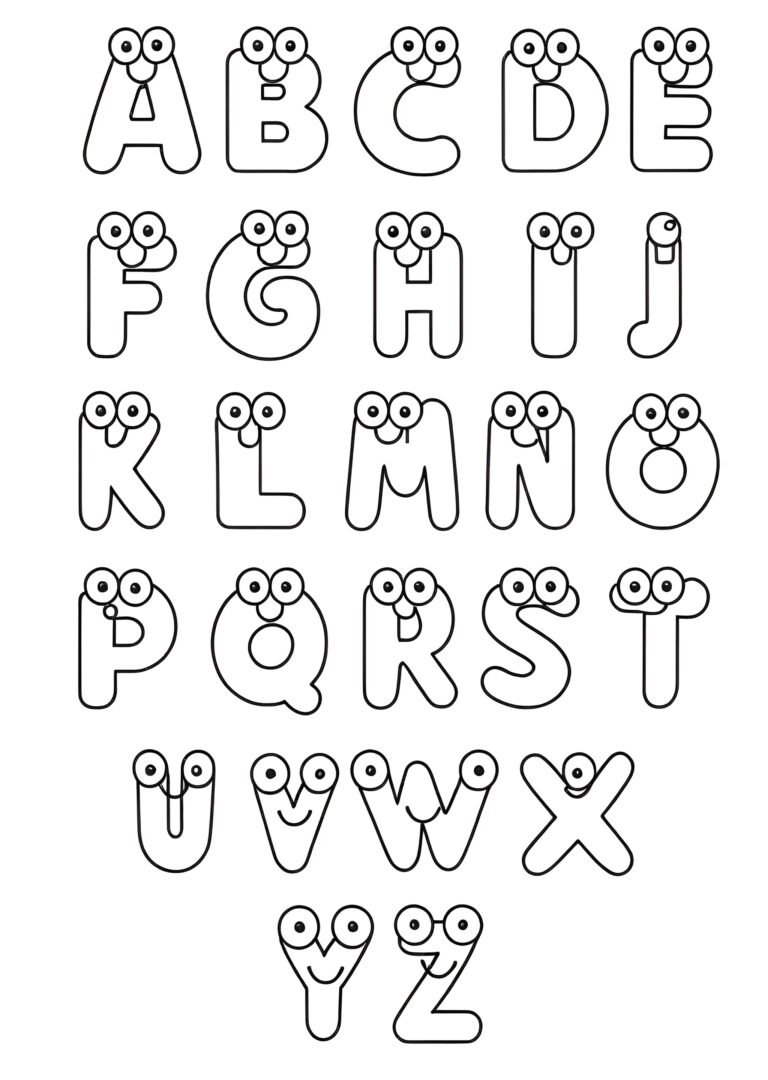 Abc Coloring Pages Coloring Pages Mimi Panda