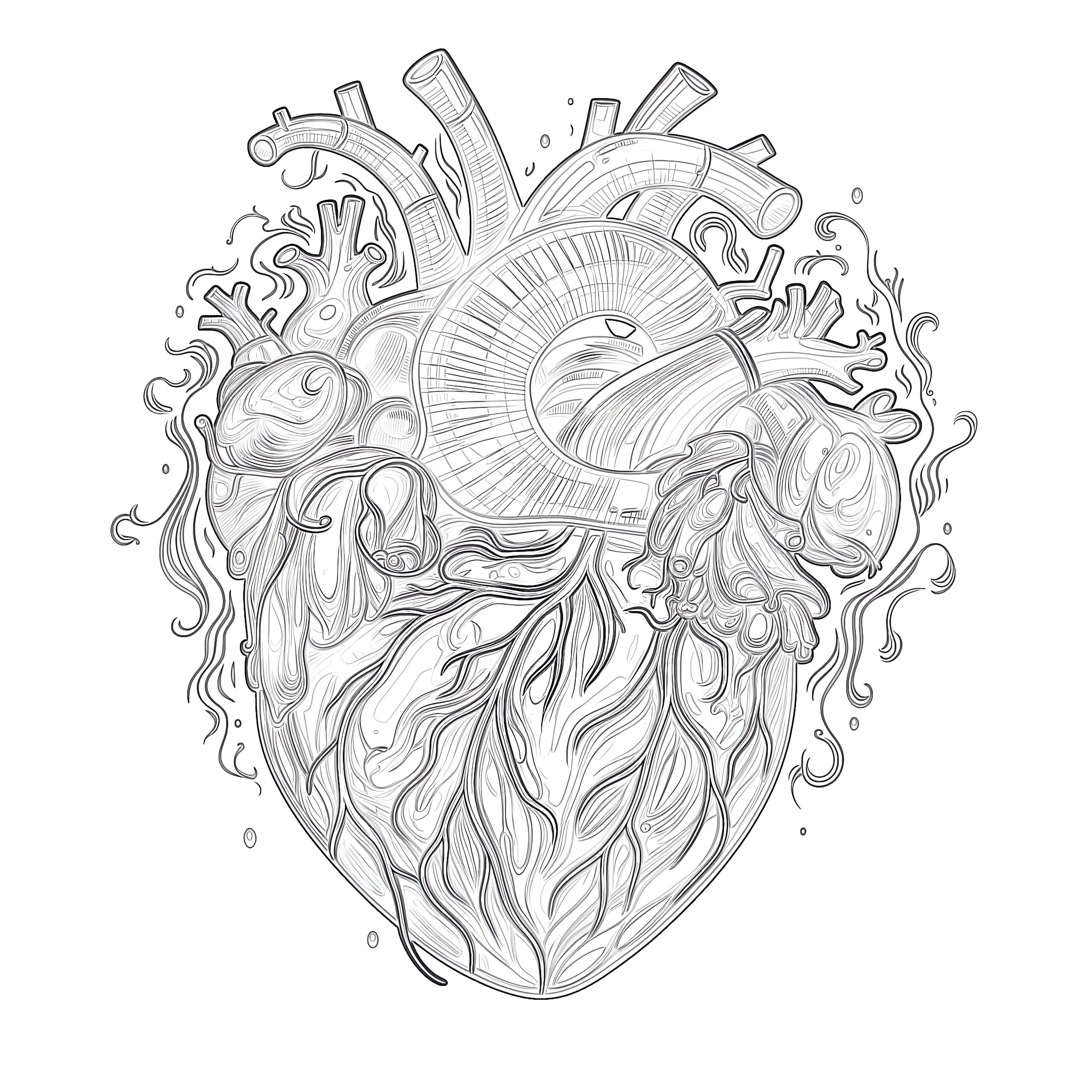Adult Coloring Heart Page Coloring Pages Mimi Panda Adult Coloring Heart Page Coloring Pages Mimi Panda