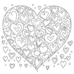 Adult Coloring Pages Hearts Coloring Pages Mimi Panda