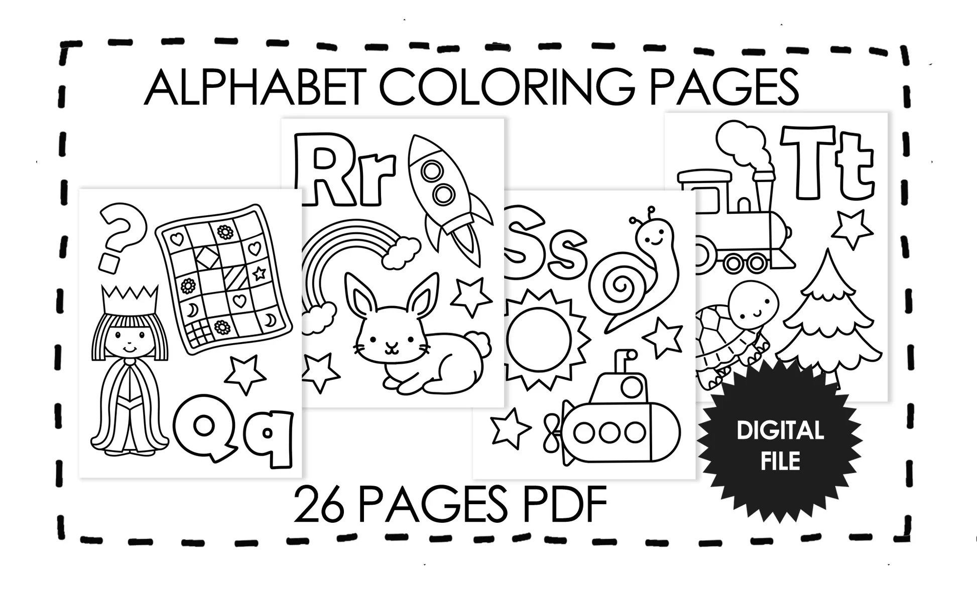 Alphabet Coloring Pages For Kids Preschool ABC Coloring Book Kids Pr She print Alphabet Coloring Pages For Kids Preschool ABC Coloring Book Kids Pr She print