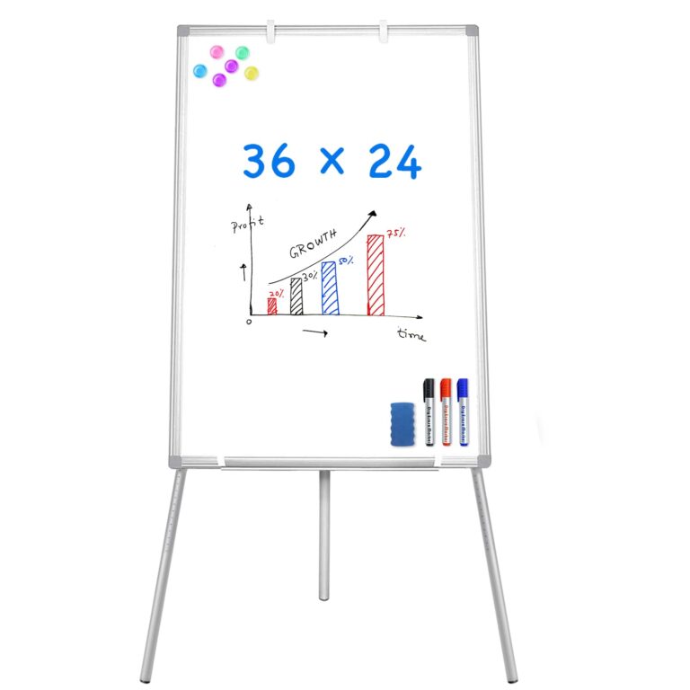 Amazon Easel Whiteboard Magnetic Portable Dry Erase 36 X 24 Tripod Height Adjustable 3 X 2 Flipchart Easel Stand White Board For Office Or Teaching At Home Classroom 36x24 White 