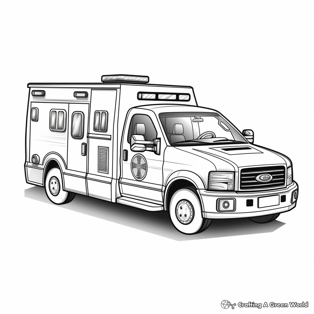 Ambulance Coloring Pages Free Printable Ambulance Coloring Pages Free Printable