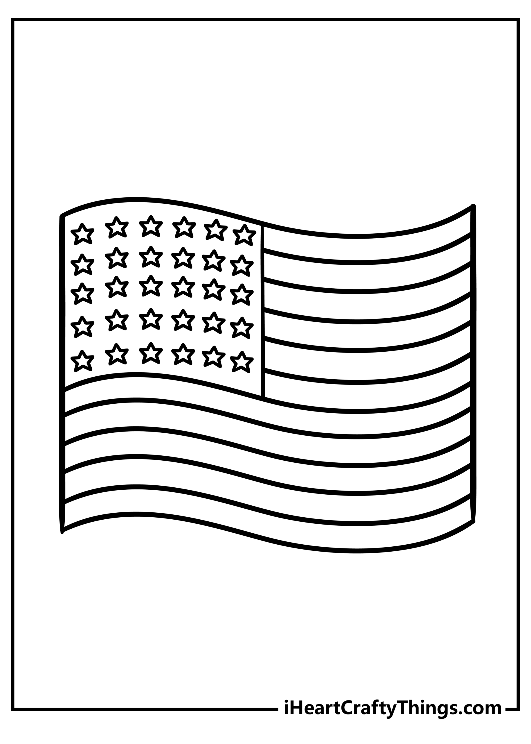 coloring page united states flag coloring page united states flag