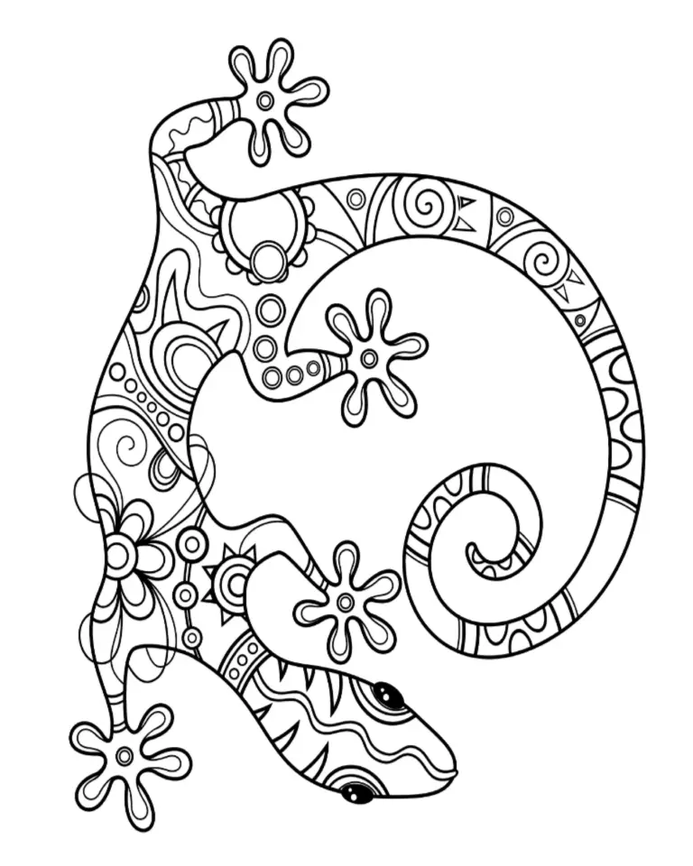 Animal Mandala Coloring Book 52 Printable Pages PDF Etsy