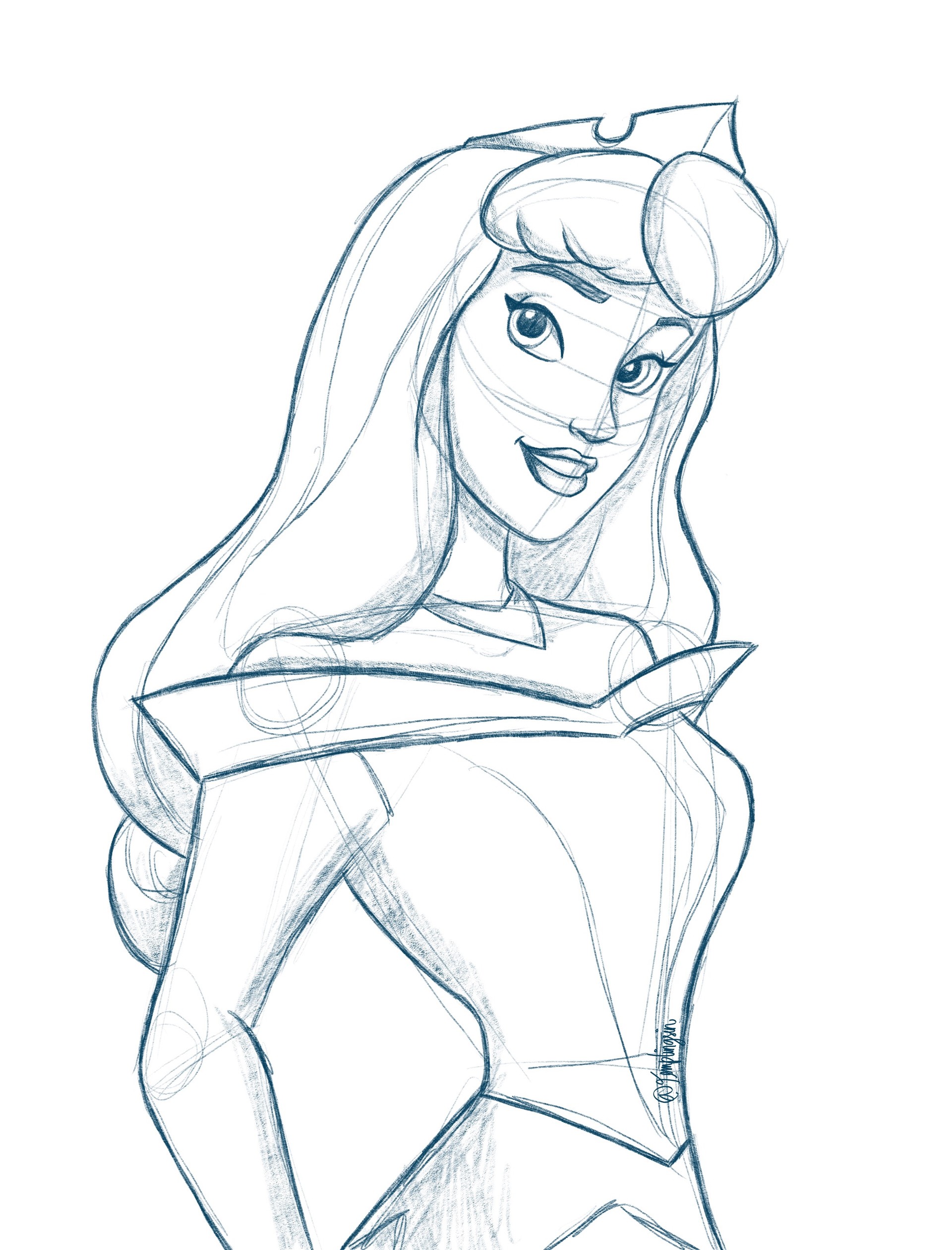 drawing a disney princess drawing a disney princess
