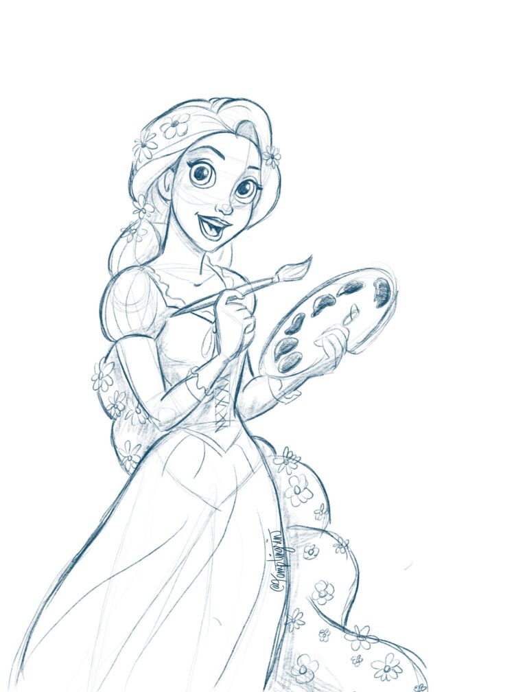 ArtStation Disney Princess Sketches