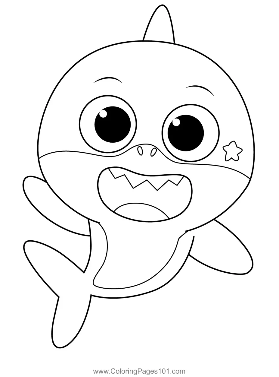 Baby Shark Pinkfong Coloring Page For Kids Free Pinkfong Printable Coloring Pages Online For Kids ColoringPages101 Coloring Pages For Kids Baby Shark Pinkfong Coloring Page For Kids Free Pinkfong Printable Coloring Pages Online For Kids ColoringPages101 Coloring Pages For Kids