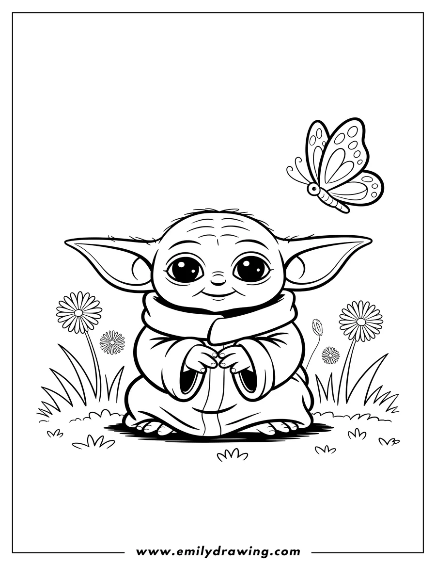 Baby Yoda Coloring Pages Emily Drawing Baby Yoda Coloring Pages Emily Drawing