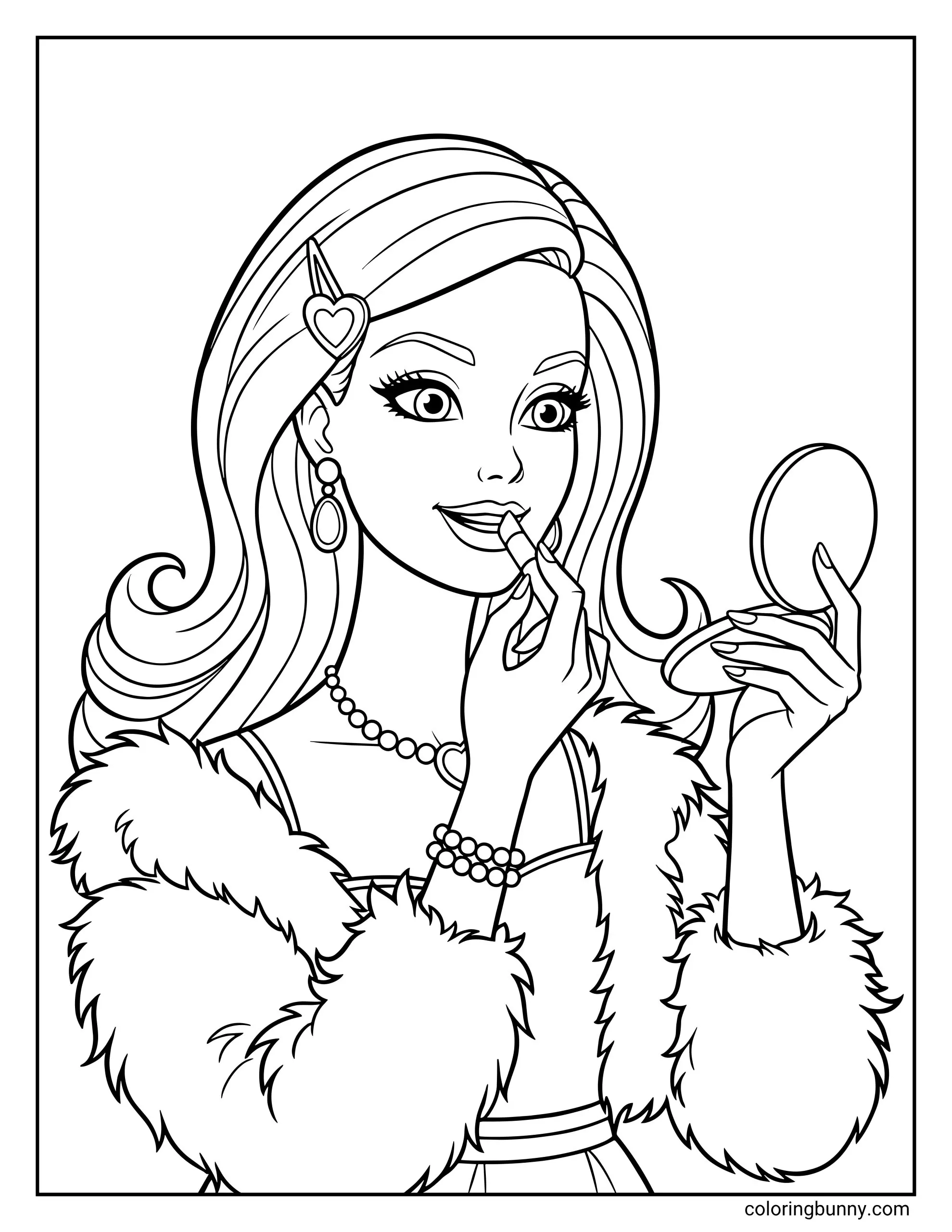 Barbie Coloring Pages 32 Free Printable PDFs Barbie Coloring Pages 32 Free Printable PDFs