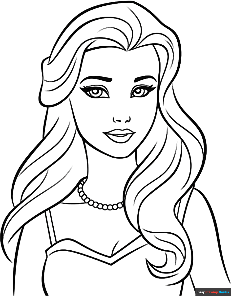 pictures to color barbie pictures to color barbie