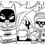 Batman And His Faithful Robin Lego Batman Coloring Pages