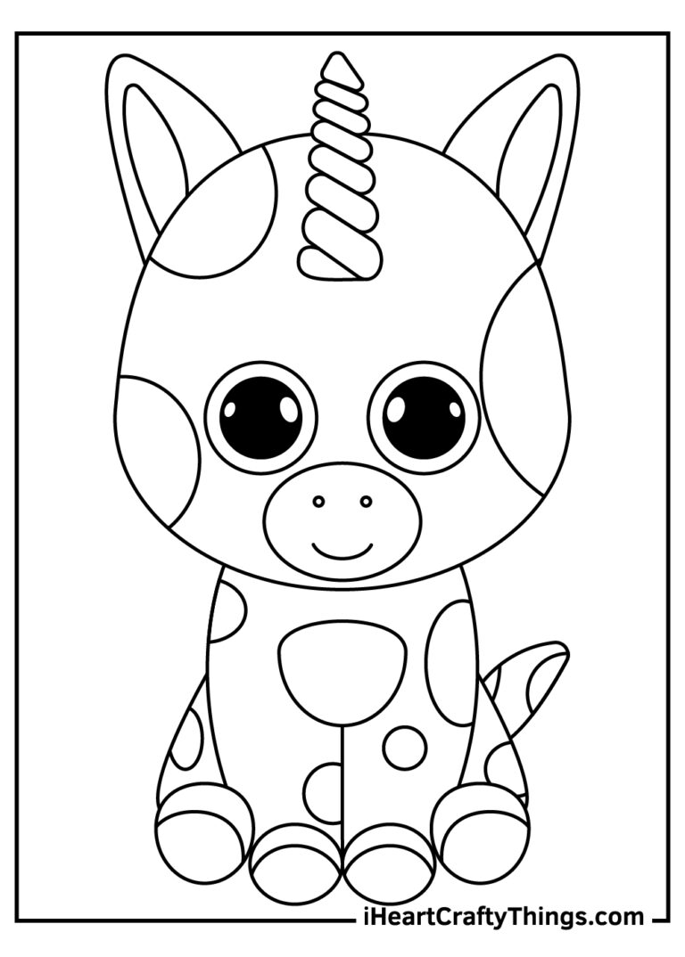 Beanie Boos Coloring Pages 100 Free Printables 