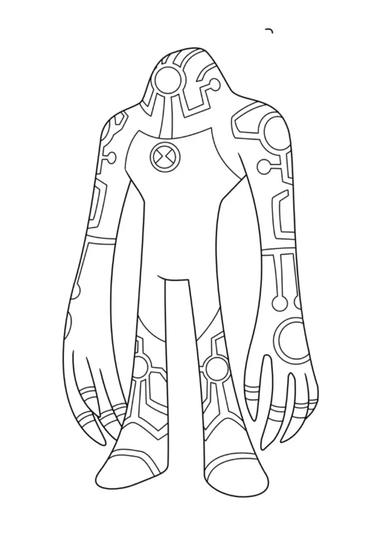 Ben 10 Coloring Page The Imagination Hive