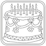 Birthday Cake Coloring Pages Preschool Kindergarten First Grade Made By Teachers