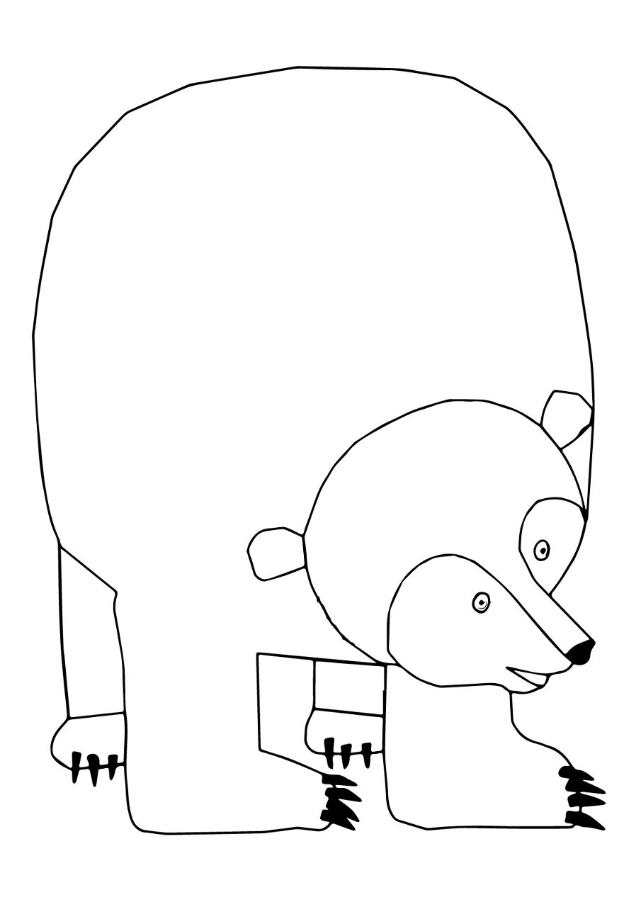 Brown Bear Brown Bear What Do You See Coloring Page Free Printable Brown Bear Brown Bear What Do You See Coloring Page Free Printable