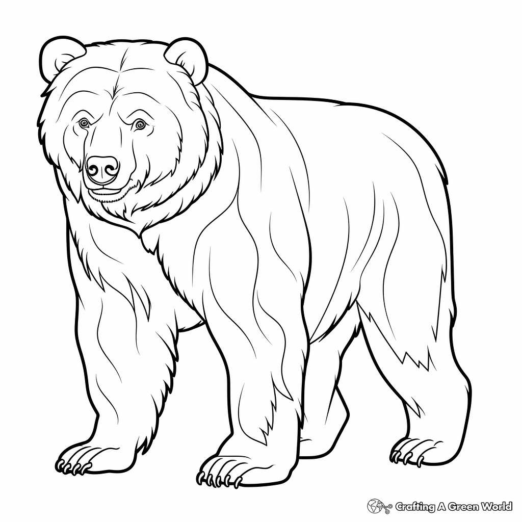 Brown Bear Coloring Pages Free Printable Brown Bear Coloring Pages Free Printable