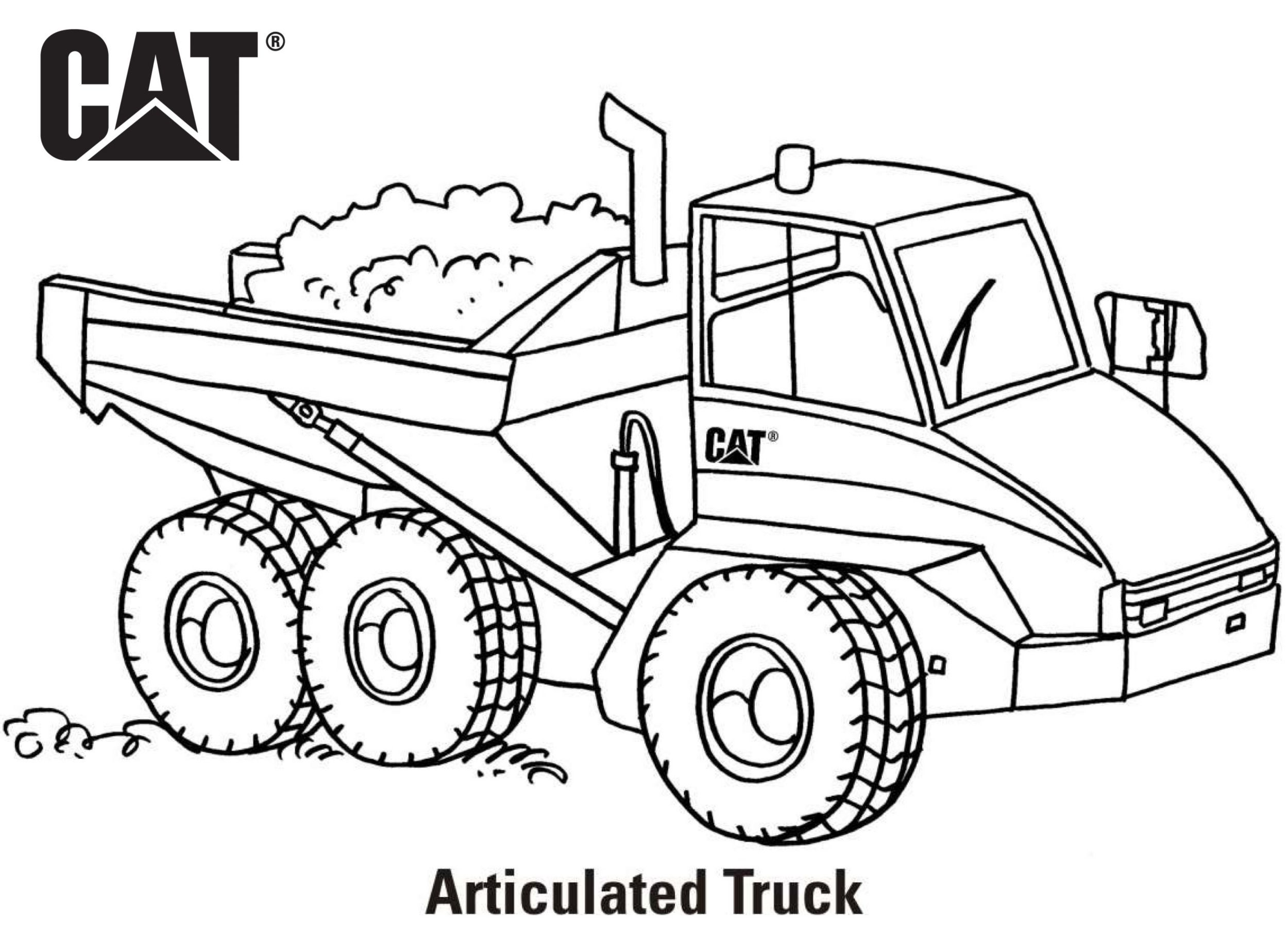 Cat Equipment Coloring Pages Cat Caterpillar Cat Equipment Coloring Pages Cat Caterpillar