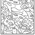 Children s Color By Number Printable PDF Printable Coloring Pages Instant Download Kids Coloring Pages Etsy