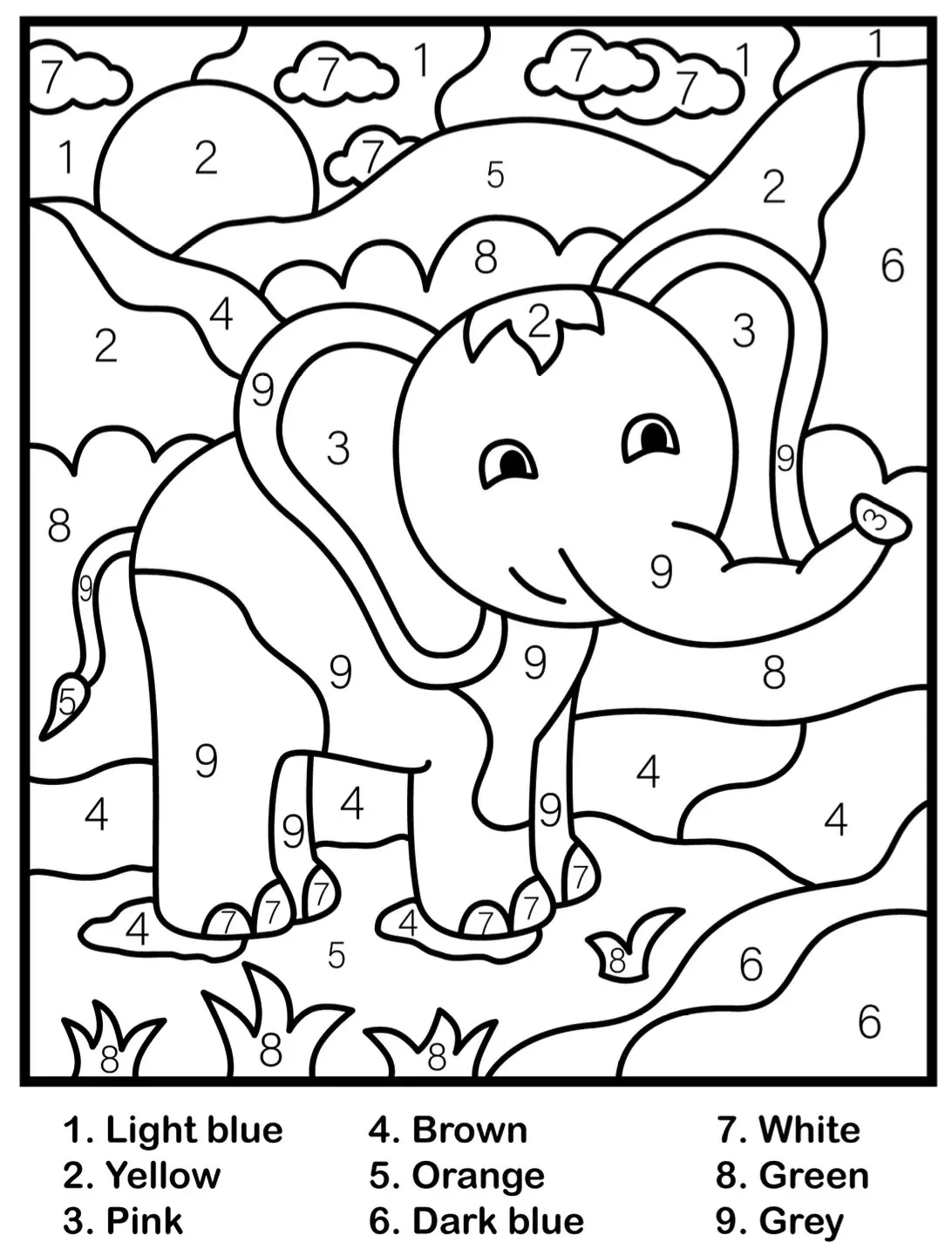 paint by number printables paint by number printables