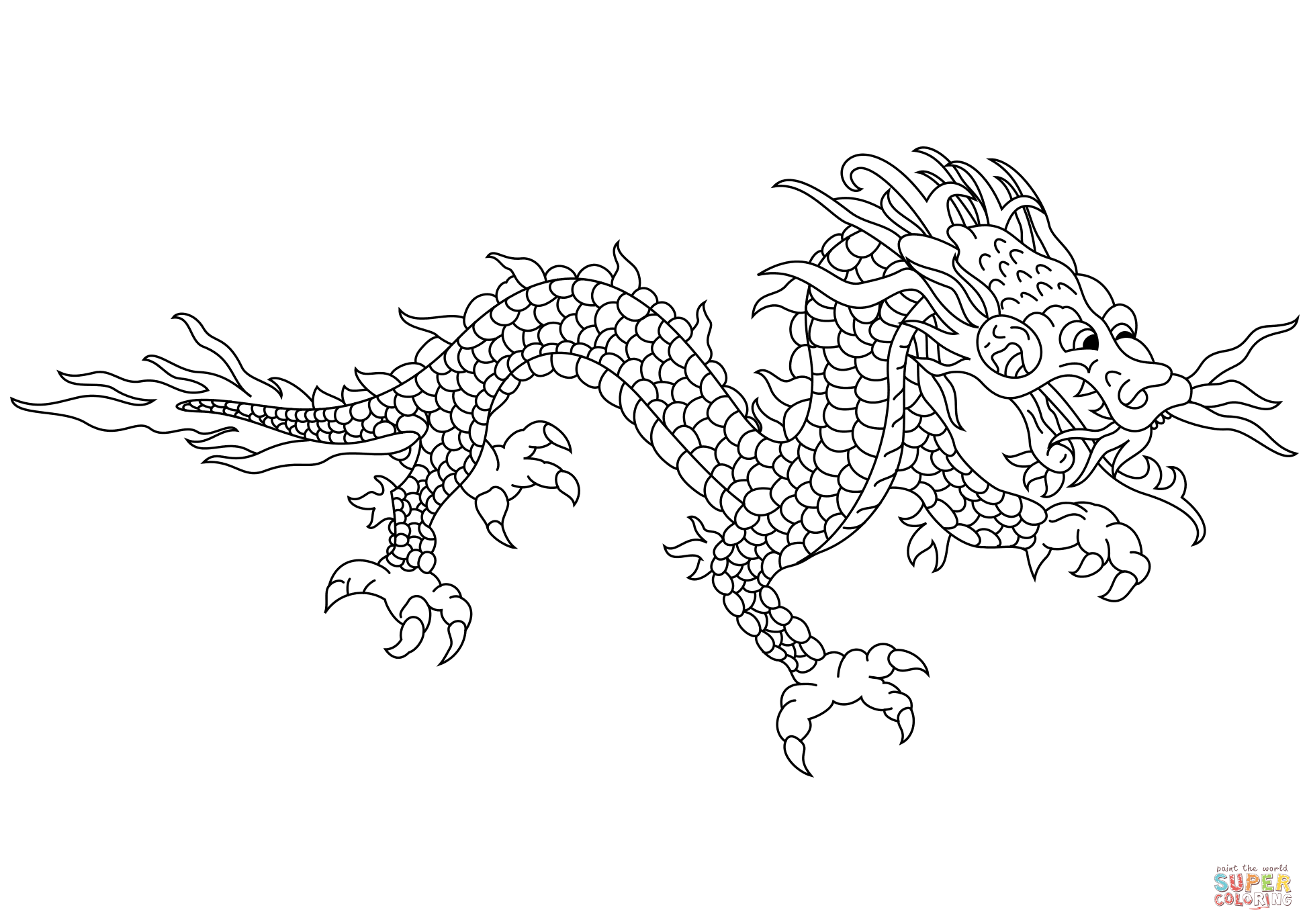 china dragon coloring pages china dragon coloring pages