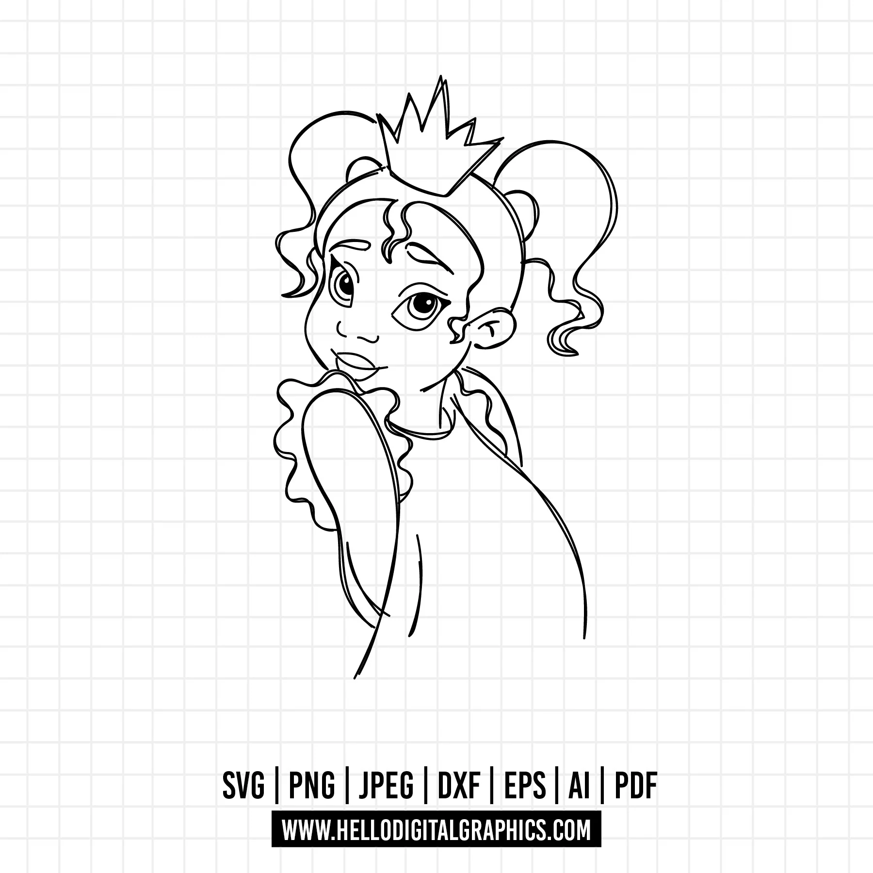 princess and the frog drawing princess and the frog drawing