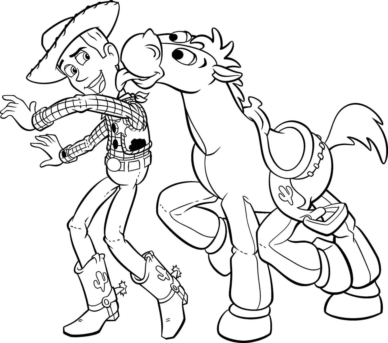 Colorear Woody Toy Story Dibujo Facil Woody And Bullseye Toy Story Coloring Pages Colorear Woody Toy Story Dibujo Facil Woody And Bullseye Toy Story Coloring Pages