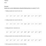 Couples Therapy Worksheets