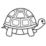 Cute Cartoon Turtle Coloring Page For Kids Free Turtles Printable Coloring Pages Online For Kids ColoringPages101 Coloring Pages For Kids