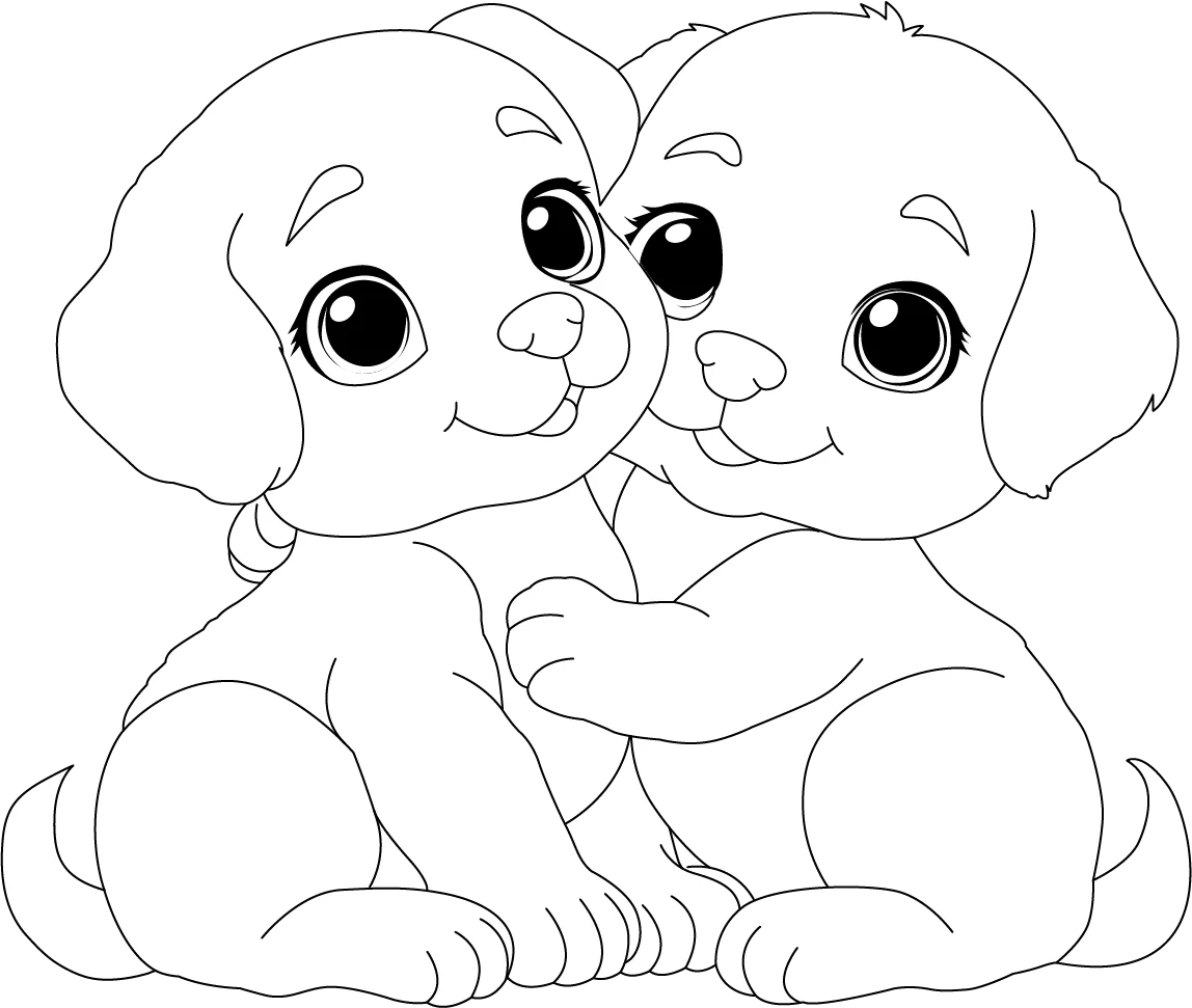 Cute Puppies Free Printable PDF For Kids Cute Puppies Free Printable PDF For Kids