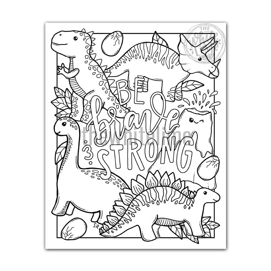 coloring pages of cute dinosaurs coloring pages of cute dinosaurs