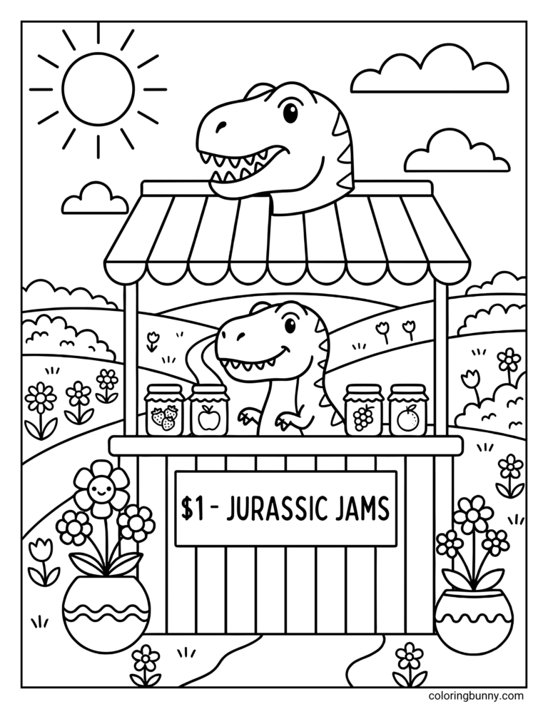 Dinosaur Coloring Pages 52 Free Printable PDFs 
