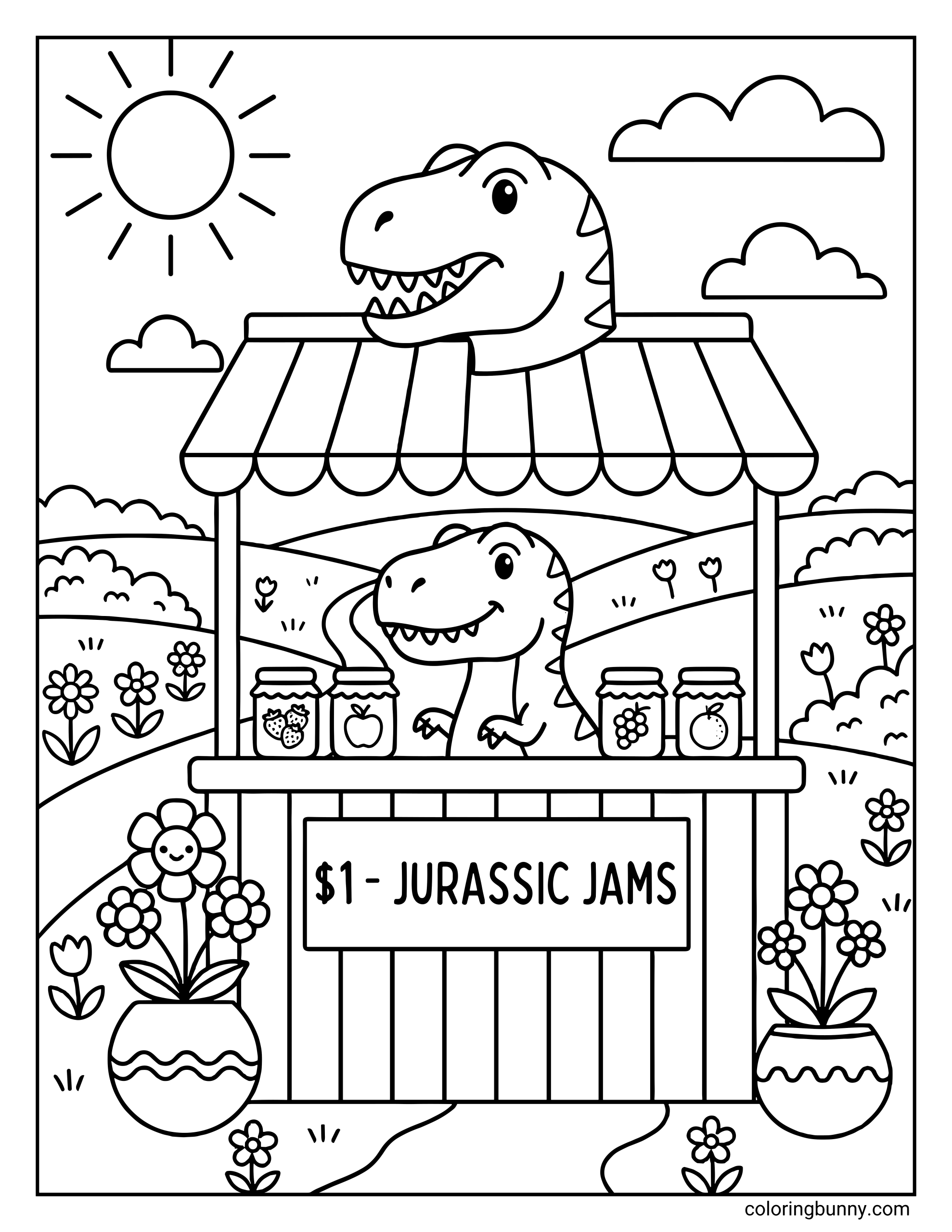 Dinosaur Coloring Pages 52 Free Printable PDFs Dinosaur Coloring Pages 52 Free Printable PDFs