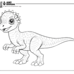Dinosaur Coloring Pages ABCmouse