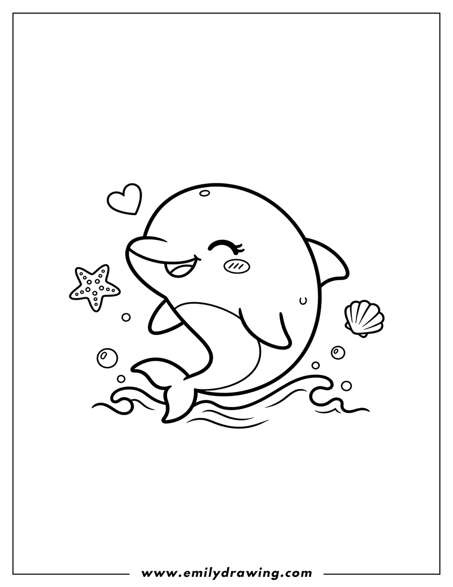 Dolphin Coloring Pages Emily Drawing Dolphin Coloring Pages Emily Drawing