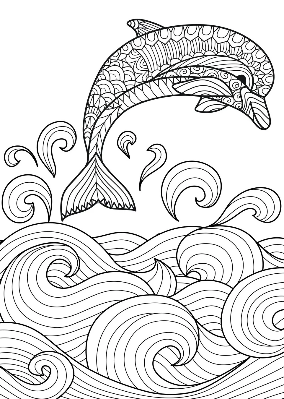 Dolphins PDF Coloring Book Relaxing Patterns With Playful Dolphins Rachel Mintz Coloring Books Dolphins PDF Coloring Book Relaxing Patterns With Playful Dolphins Rachel Mintz Coloring Books