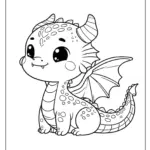 Dragon Coloring Pages From Easy To Hard