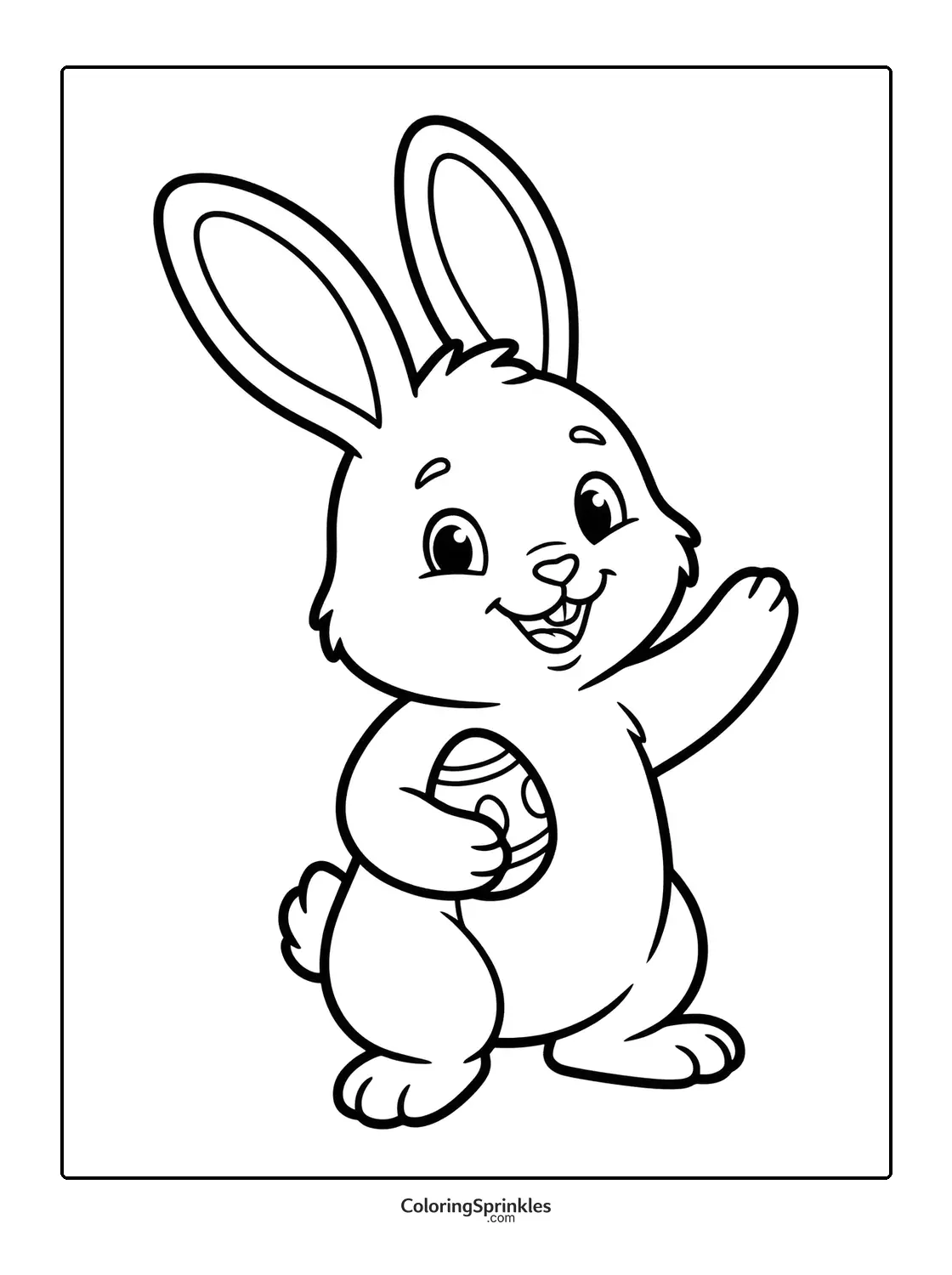 Easter Bunny Coloring Pages 51 Free Printable PDFs Easter Bunny Coloring Pages 51 Free Printable PDFs