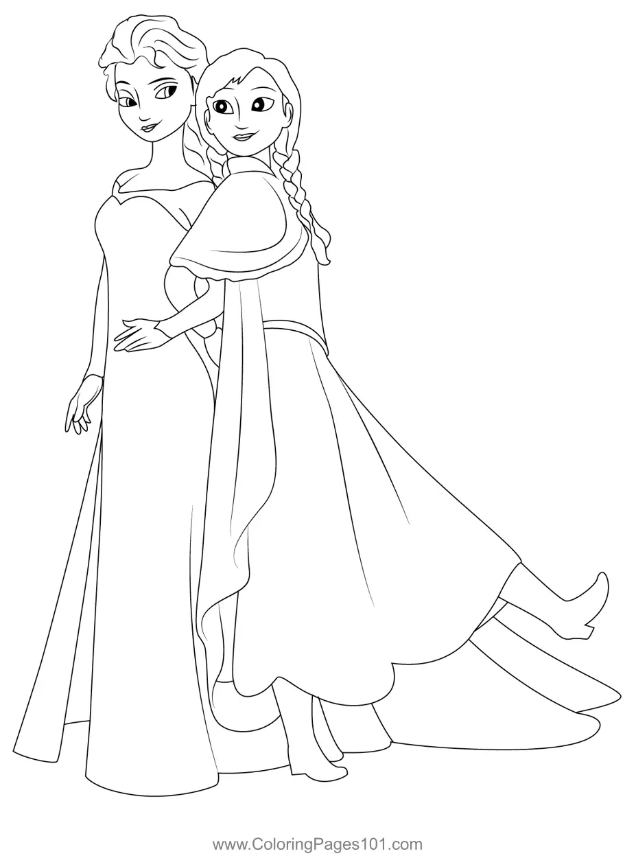 Elsa And Anna Coloring Page For Kids Free Frozen Printable Coloring Pages Online For Kids ColoringPages101 Coloring Pages For Kids Elsa And Anna Coloring Page For Kids Free Frozen Printable Coloring Pages Online For Kids ColoringPages101 Coloring Pages For Kids