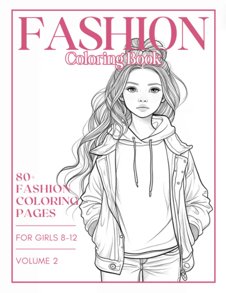 Fashion Coloring Book Lectureka