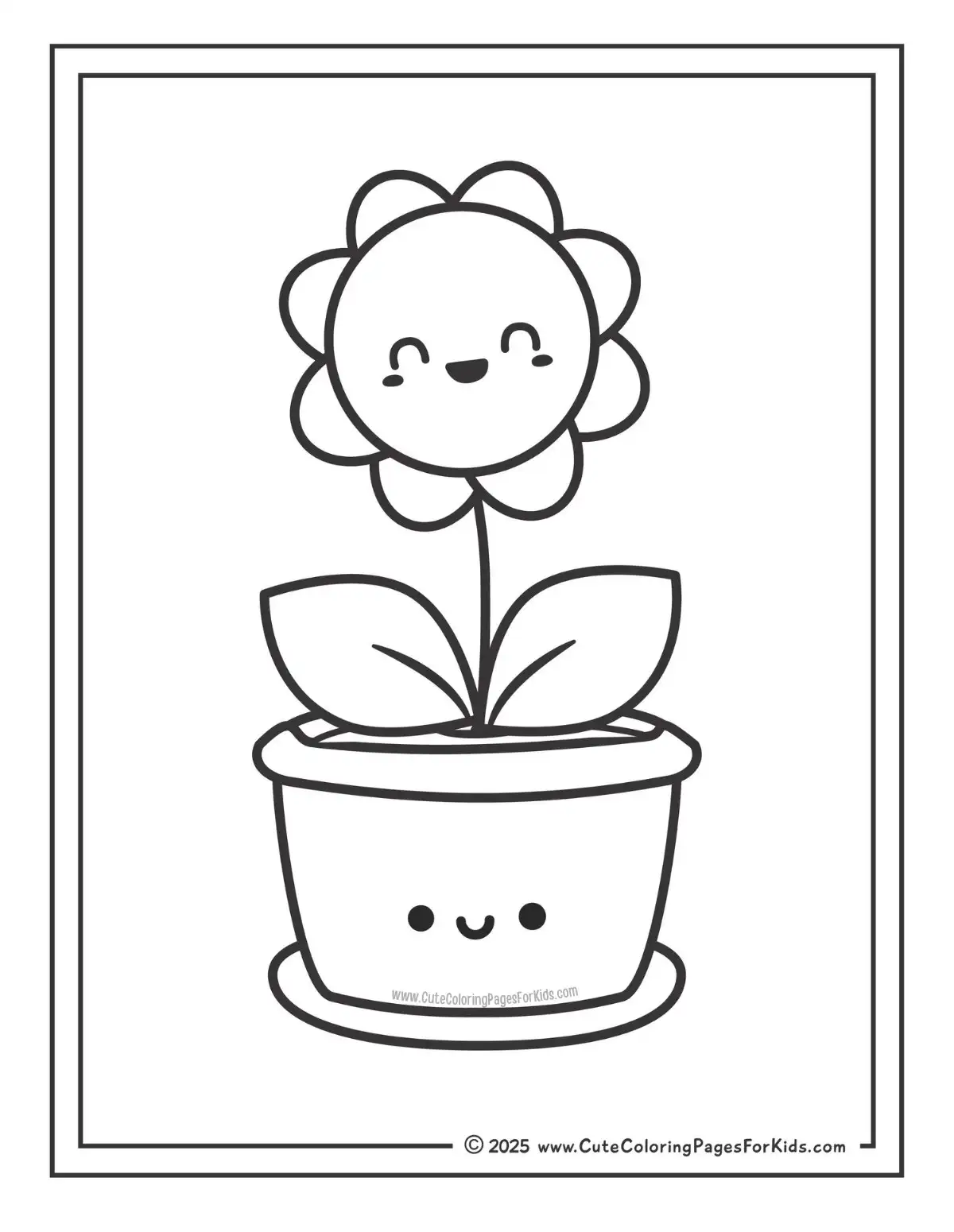 Flower Coloring Pages Free Printable PDFs Cute Coloring Pages For Kids Flower Coloring Pages Free Printable PDFs Cute Coloring Pages For Kids
