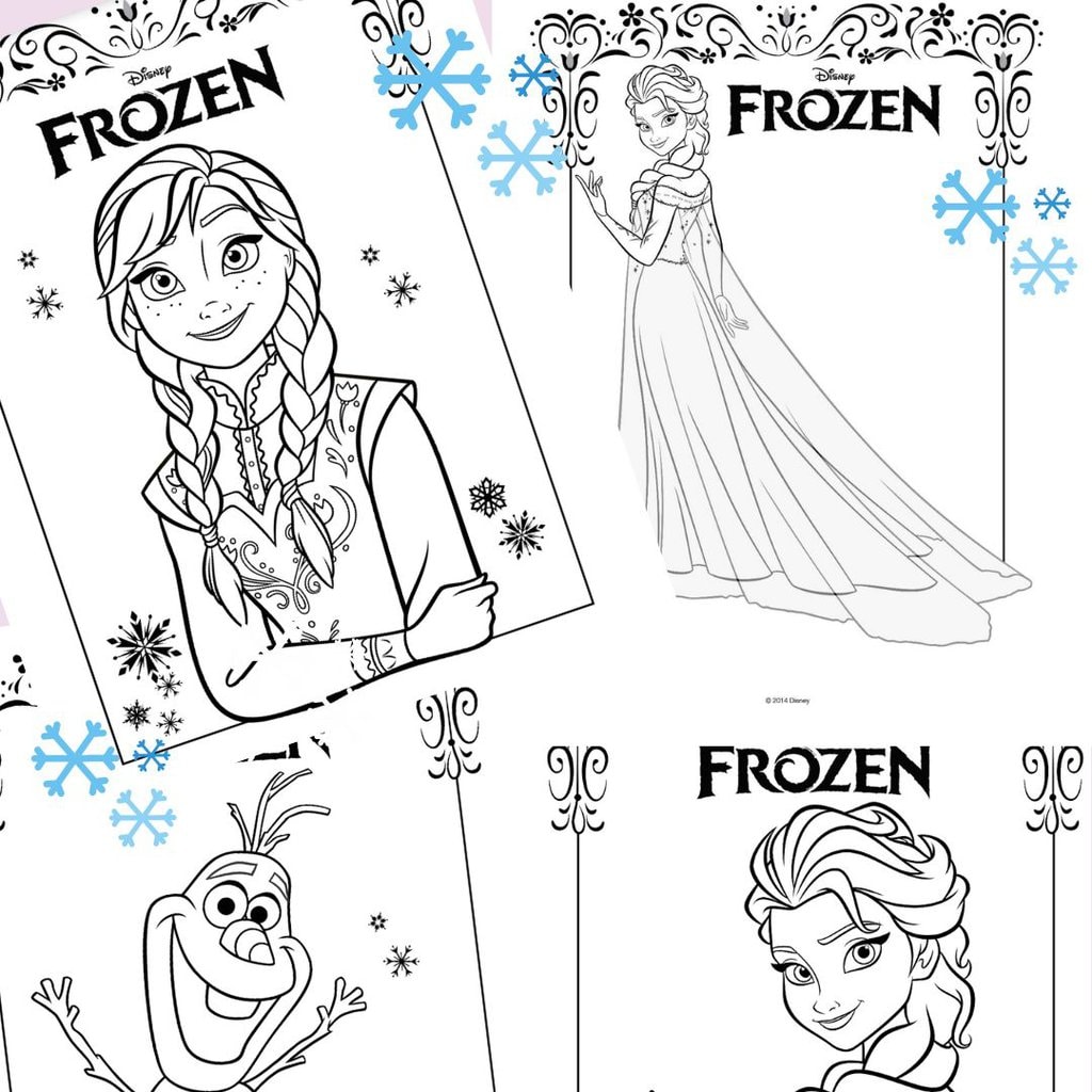 frozen movie coloring pages frozen movie coloring pages