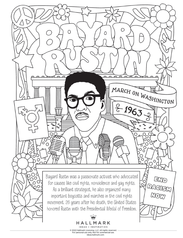 Free Black History Month Coloring Pages To Celebrate With The Family Or In The Classroom Hallmark Ideas Inspiration